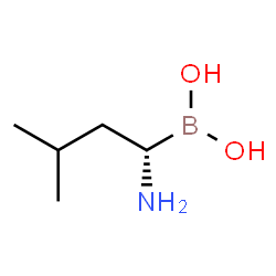 ChemSpider 2D Image | [(1S)-1-Amino-3-methylbutyl]boronic acid | C5H14BNO2