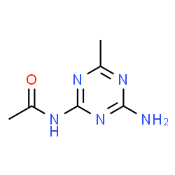 ChemSpider 2D Image | N-(4-Amino-6-methyl-1,3,5-triazin-2-yl)acetamide | C6H9N5O