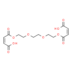 ChemSpider 2D Image | (2Z,16Z)-4,15-Dioxo-5,8,11,14-tetraoxaoctadeca-2,16-dienedioic acid | C14H18O10