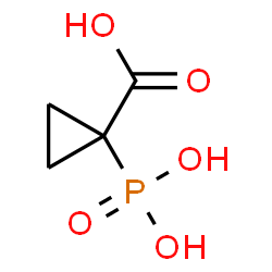 ChemSpider 2D Image | 1-Phosphonocyclopropanecarboxylic acid | C4H7O5P