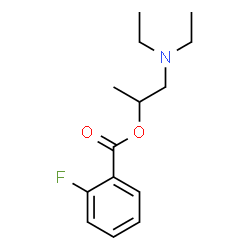 ChemSpider 2D Image | 1-(Diethylamino)-2-propanyl 2-fluorobenzoate | C14H20FNO2