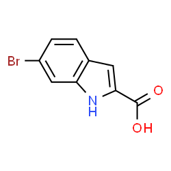 ChemSpider 2D Image | 6-Bromoindole-2-carboxylic acid | C9H6BrNO2