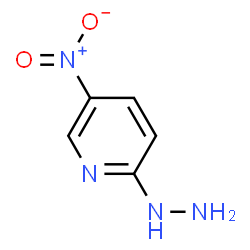 ChemSpider 2D Image | 2-Hydrazino-5-nitropyridine | C5H6N4O2