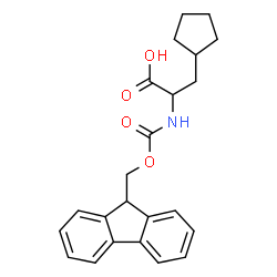 ChemSpider 2D Image | Fmoc-3-cyclopentyl-DL-Ala-OH | C23H25NO4