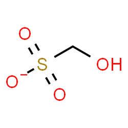 ChemSpider 2D Image | Hydroxymethylsulfonate | CH3O4S