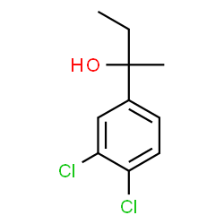 ChemSpider 2D Image | 2-(3,4-Dichlorophenyl)-2-butanol | C10H12Cl2O