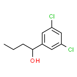 ChemSpider 2D Image | 1-(3,5-Dichlorophenyl)-1-butanol | C10H12Cl2O