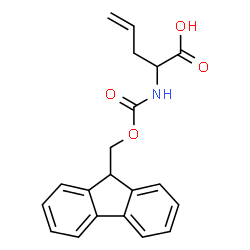 ChemSpider 2D Image | 2-{[(9H-Fluoren-9-ylmethoxy)carbonyl]amino}-4-pentenoic acid | C20H19NO4
