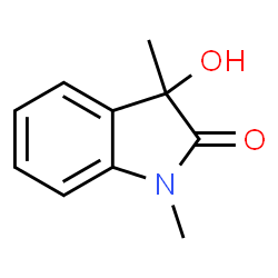 ChemSpider 2D Image | 1,3-Dimethyl-3-hydroxyoxindole | C10H11NO2