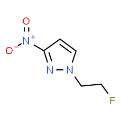 ChemSpider 2D Image | 1-(2-Fluoroethyl)-3-nitro-1H-pyrazole | C5H6FN3O2