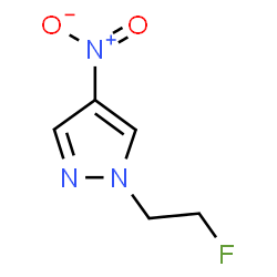 ChemSpider 2D Image | 1-(2-Fluoroethyl)-4-nitro-1H-pyrazole | C5H6FN3O2