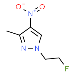 ChemSpider 2D Image | 1-(2-FLUOROETHYL)-3-METHYL-4-NITROPYRAZOLE | C6H8FN3O2