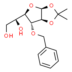ChemSpider 2D Image | 3-O-Benzyl-1,2-O-isopropylidene-beta-D-altrofuranose | C16H22O6