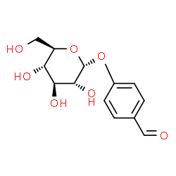 ChemSpider 2D Image | 4-Formylphenyl alpha-D-glucopyranoside | C13H16O7