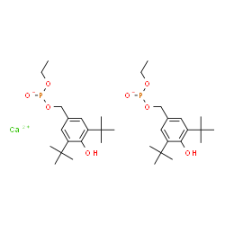 ChemSpider 2D Image | Calcium bis(ethoxy{[4-hydroxy-3,5-bis(2-methyl-2-propanyl)benzyl]oxy}phosphinolate) | C34H56CaO8P2