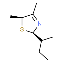 ChemSpider 2D Image | cis-2-(2-butyl)-4,5-dimethyl-3-thiazoline | C9H17NS