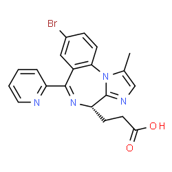 ChemSpider 2D Image | CNS-7054 | C20H17BrN4O2