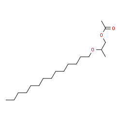 ChemSpider 2D Image | 2-(Tetradecyloxy)propyl acetate | C19H38O3