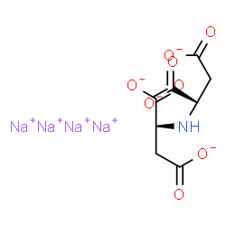 ChemSpider 2D Image | Tetrasodium (2S,2'S)-2,2'-iminodisuccinate | C8H7NNa4O8