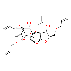 ChemSpider 2D Image | 1',2,3',4,6,6'-HEXA-O-ALLYLSUCROSE | C30H46O11