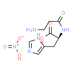 ChemSpider 2D Image | beta-Alanyl-L-histidine nitrate (1:1) | C9H15N5O6
