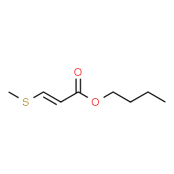 ChemSpider 2D Image | butyl ?-(methylthio)acrylate | C8H14O2S