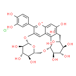 ChemSpider 2D Image | Mecocyanin | C27H31ClO16