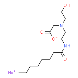 ChemSpider 2D Image | Sodium capryloamphoacetate | C14H27N2NaO4