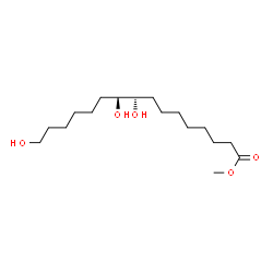 ChemSpider 2D Image | ALEURITIC ACID METHYL ESTER | C17H34O5