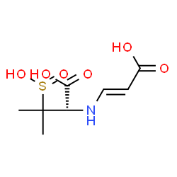 ChemSpider 2D Image | N-[(E)-2-Carboxyvinyl]-3-sulfino-D-valine | C8H13NO6S