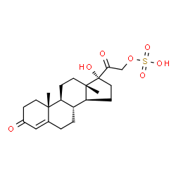 ChemSpider 2D Image | CORTODOXONE 21-SULFATE | C21H30O7S