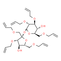 ChemSpider 2D Image | 1',2,3,3',6,6'-HEXA-O-ALLYLSUCROSE | C30H46O11