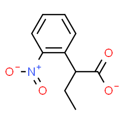 ChemSpider 2D Image | 2-(2-Nitrophenyl)butanoate | C10H10NO4