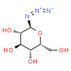 ChemSpider 2D Image | (2S,3S,4R,5R,6R)-2-Azido-6-(hydroxymethyl)tetrahydro-2H-pyran-3,4,5-triol | C6H11N3O5