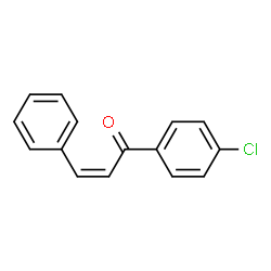 ChemSpider 2D Image | (2Z)-1-(4-Chlorophenyl)-3-phenyl-2-propen-1-one | C15H11ClO