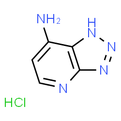 ChemSpider 2D Image | 1H-[1,2,3]Triazolo[4,5-b]pyridin-7-amine hydrochloride (1:1) | C5H6ClN5