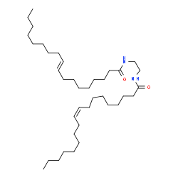 ChemSpider 2D Image | (9Z,9'E)-N,N'-1,2-Ethanediylbis(9-octadecenamide) | C38H72N2O2