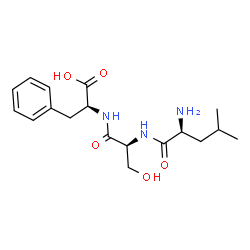 ChemSpider 2D Image | L-Leucyl-L-seryl-L-phenylalanine | C18H27N3O5