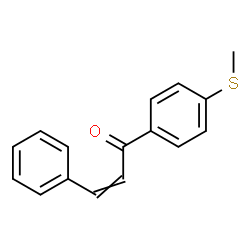 ChemSpider 2D Image | 1-[4-(Methylthio)phenyl]-3-phenyl-2-propen-1-one | C16H14OS