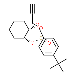 ChemSpider 2D Image | (1R,2S)-2-[4-(2-Methyl-2-propanyl)phenoxy]cyclohexyl 2-propyn-1-yl sulfite | C19H26O4S