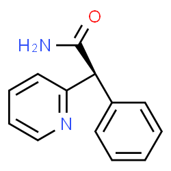 ChemSpider 2D Image | (2S)-2-Phenyl-2-(2-pyridinyl)acetamide | C13H12N2O