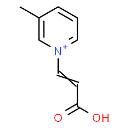 ChemSpider 2D Image | 1-(2-Carboxyvinyl)-3-methylpyridinium | C9H10NO2