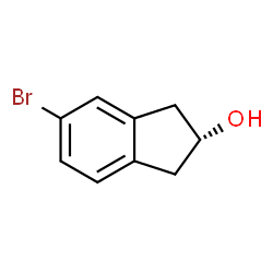 ChemSpider 2D Image | (2R)-5-Bromo-2-indanol | C9H9BrO