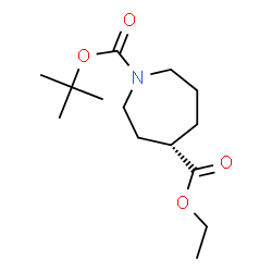 ChemSpider 2D Image | 4-Ethyl 1-(2-methyl-2-propanyl) (4S)-1,4-azepanedicarboxylate | C14H25NO4