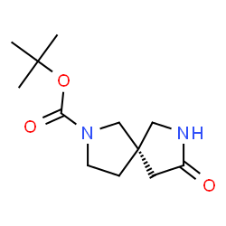 ChemSpider 2D Image | 2-Methyl-2-propanyl (5S)-8-oxo-2,7-diazaspiro[4.4]nonane-2-carboxylate | C12H20N2O3