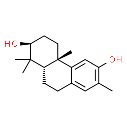 ChemSpider 2D Image | (3beta,5beta)-13-Methylpodocarpa-8(14),9(11),12-triene-3,12-diol | C18H26O2