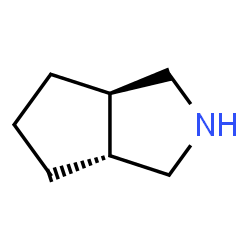 ChemSpider 2D Image | (3aR,6aR)-Octahydrocyclopenta[c]pyrrole | C7H13N
