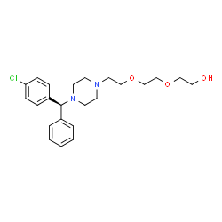 ChemSpider 2D Image | 2-[2-(2-{4-[(S)-(4-Chlorophenyl)(phenyl)methyl]-1-piperazinyl}ethoxy)ethoxy]ethanol | C23H31ClN2O3