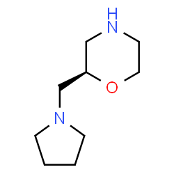 ChemSpider 2D Image | (2R)-2-(1-Pyrrolidinylmethyl)morpholine | C9H18N2O