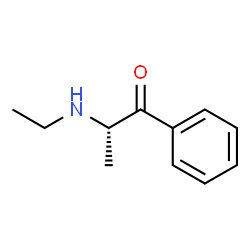 ChemSpider 2D Image | (2S)-2-(Ethylamino)-1-phenyl-1-propanone | C11H15NO